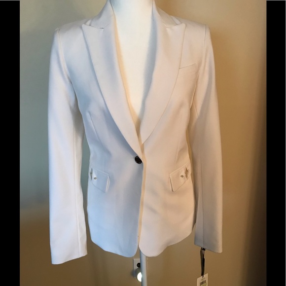 NWT Calvin Klein white suit jacket/blazer - Picture 1 of 6